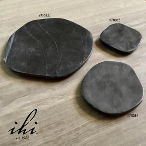 MD Black Marble Free Form Plate