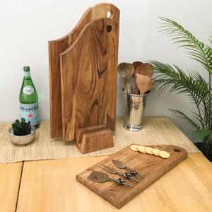 Wood Choping Board w/ Stand