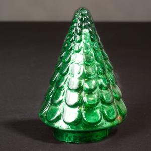 GREEN Colored Glass Tree