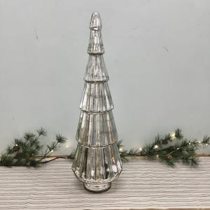 X-LARGE Silver Glass Tree