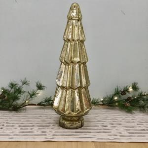 LARGE GOLD GLASS TREE