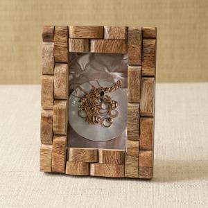 Wood Golden Photo Frame 4X6"