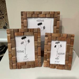 Wood Golden Photo Frame 4X6"