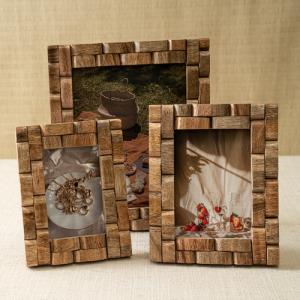 Wood Golden Photo Frame 4X6"