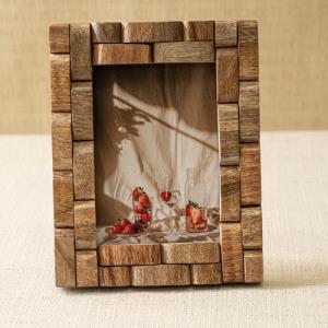 Wood Golden Photo Frame 5X7"