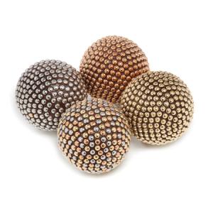 Million Beaded Decor Balls Asst.4